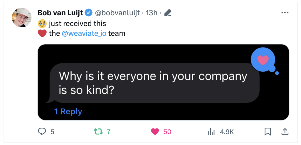 Bob's Tweet