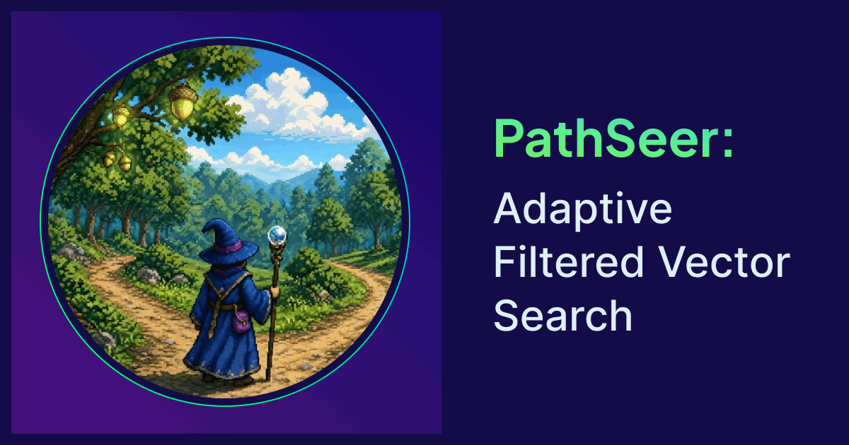 PathSeer: adaptive filtered vector search
