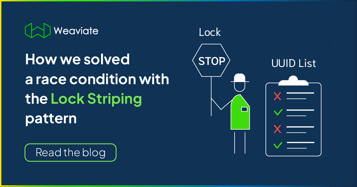 How we solved a race condition with the Lock Striping pattern