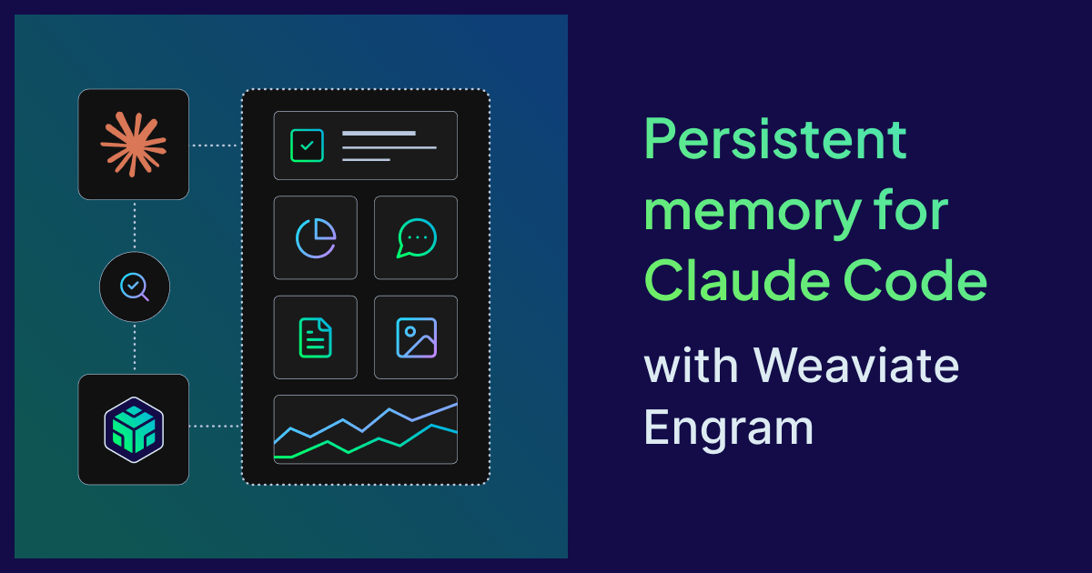 Persistent memory for Claude Code with Weaviate Engram