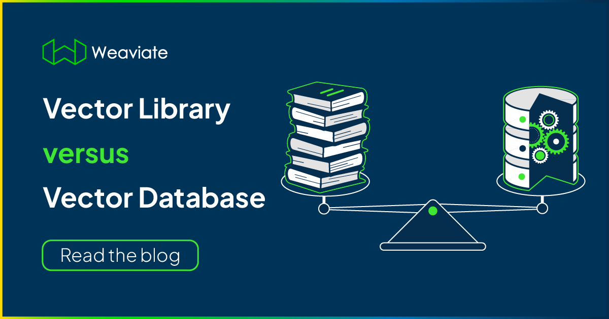 Vector library versus Vector Database