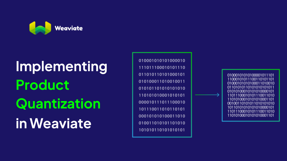 Product Quanitzation in Weaviate - How to Reduce Memory Requirements by up to 90%+