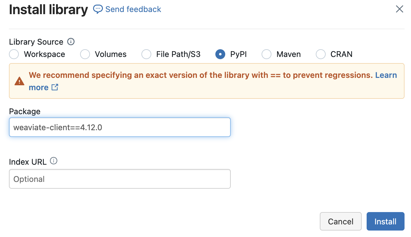 Install the Weaviate Client