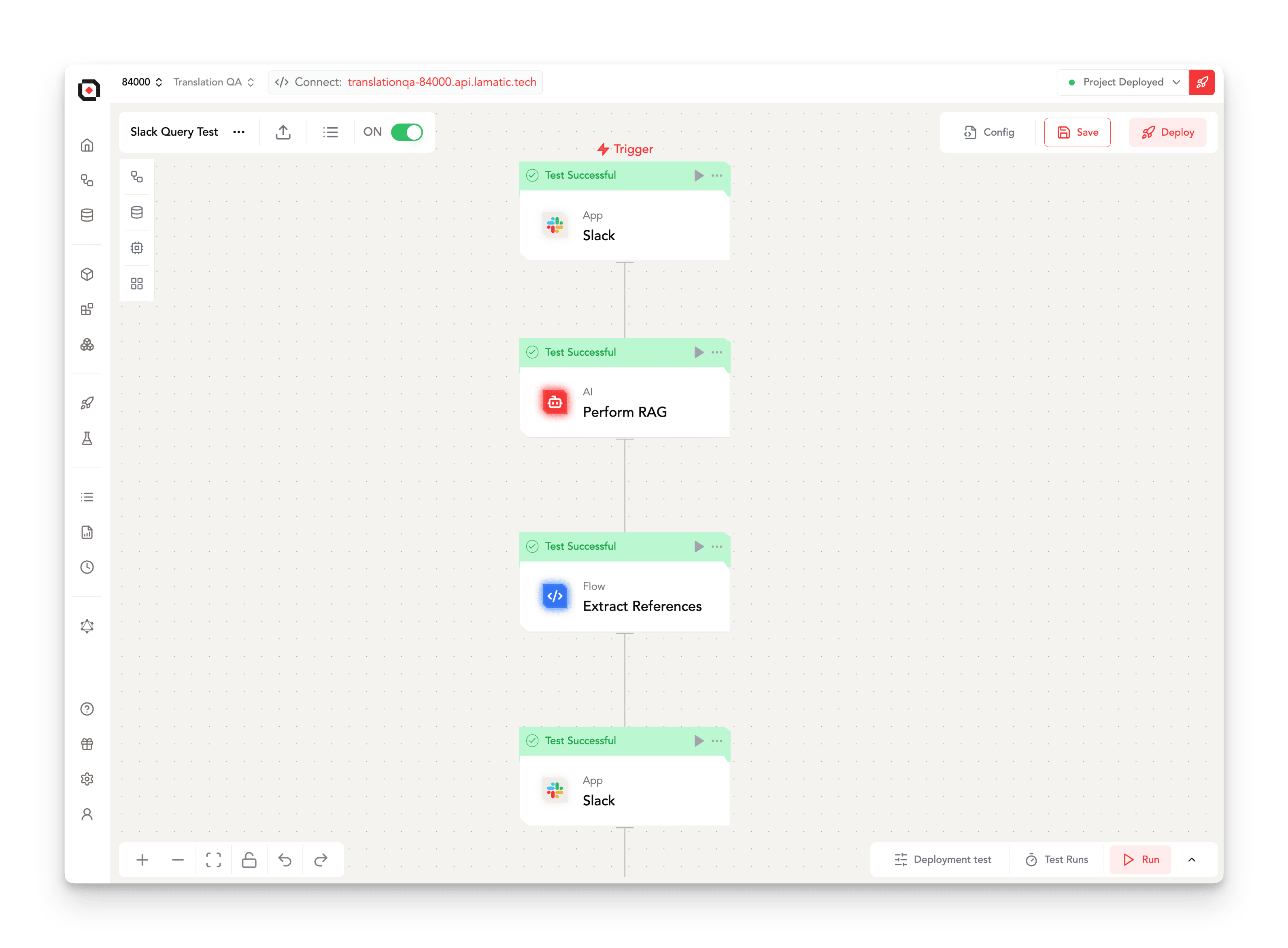 retrieval and response flow