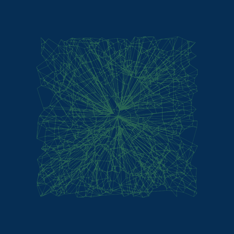 Vamana graph with 1000 objects