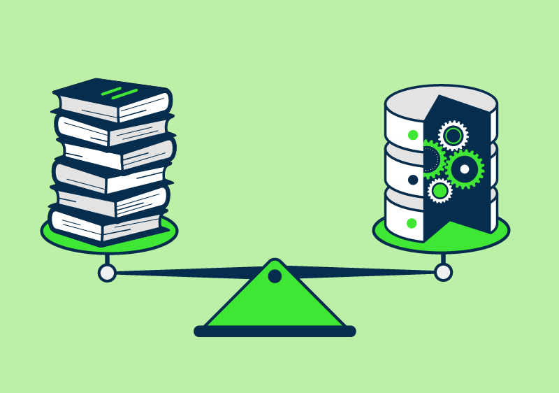 Vector Libraries vs. Databases