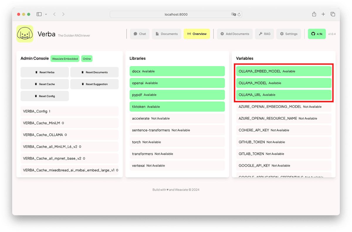 Verba-Configured-With-Ollama