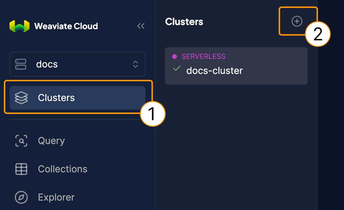 Create a cluster