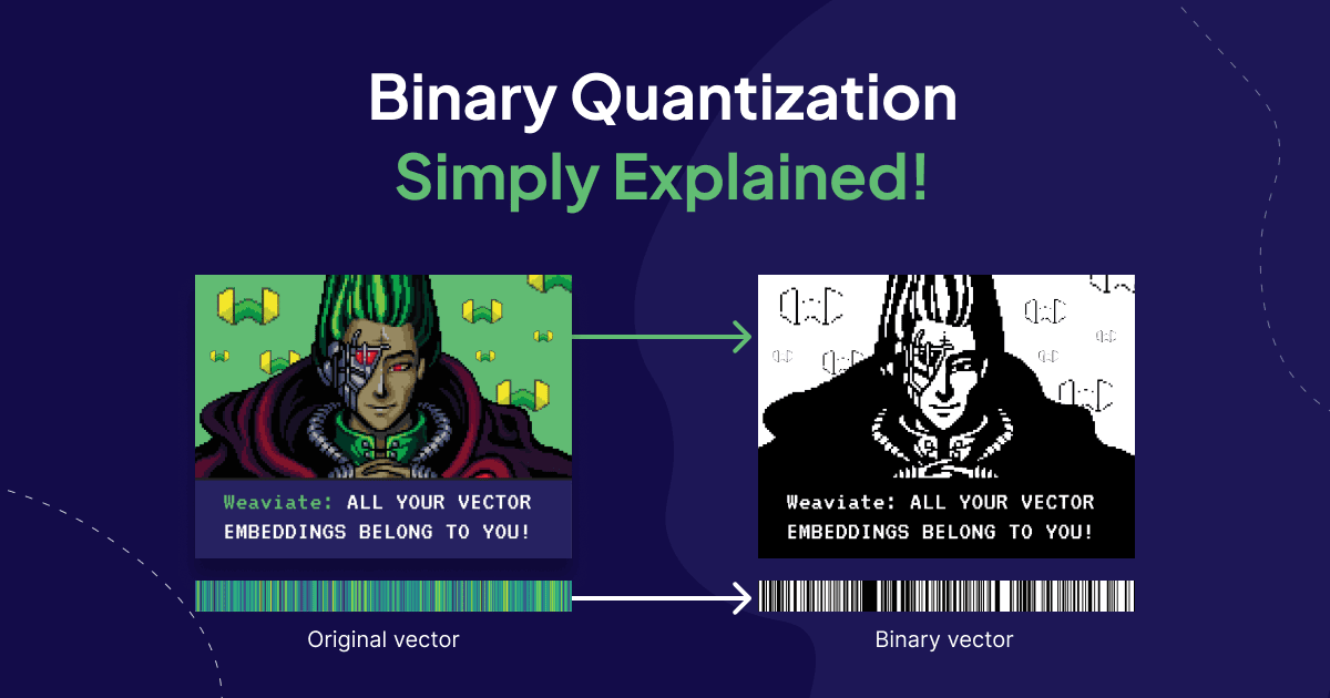 32x Reduced Memory Usage With Binary Quantization