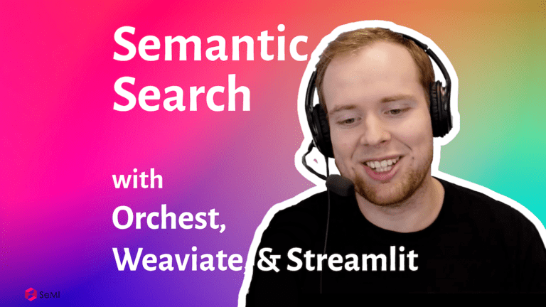 Search for comments using Weaviate's semantic search features with Orchest, Weaviate, and Streamlit.